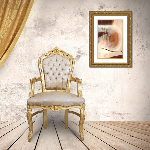 Sticks and Stones Gold Ornate Wood Framed Art Print with Double Matting by Horn, Laura