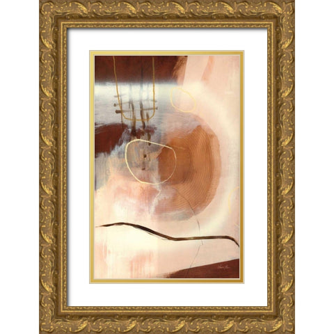 Sticks and Stones Gold Ornate Wood Framed Art Print with Double Matting by Horn, Laura