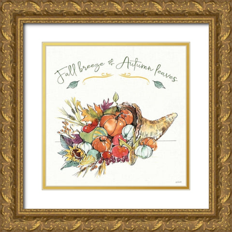 Country Harvest IV Gold Ornate Wood Framed Art Print with Double Matting by Tavoletti, Anne