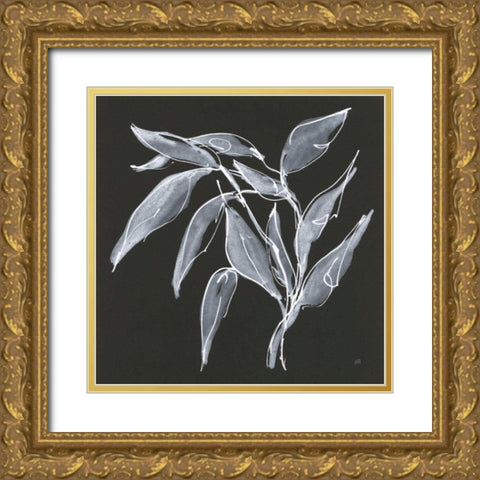 Branch II Gold Ornate Wood Framed Art Print with Double Matting by Paschke, Chris