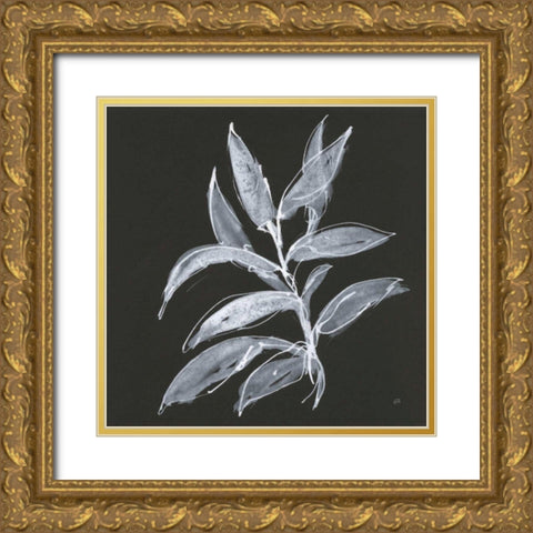 Branch IV Gold Ornate Wood Framed Art Print with Double Matting by Paschke, Chris