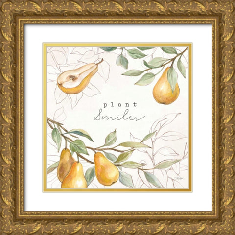In the Orchard III Gold Ornate Wood Framed Art Print with Double Matting by Vassileva, Silvia
