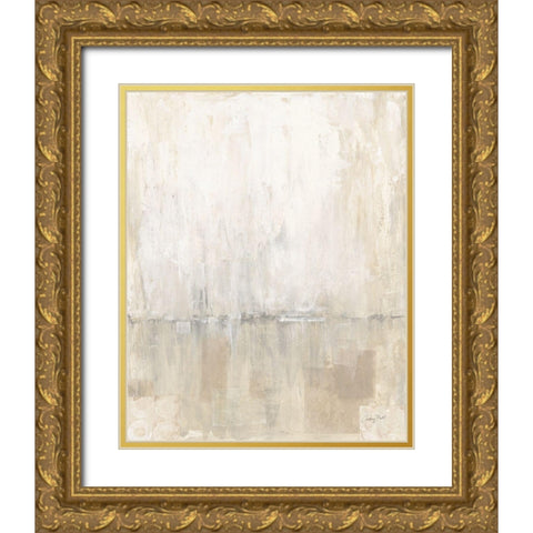 Gray Morning Light I Gold Ornate Wood Framed Art Print with Double Matting by Prahl, Courtney