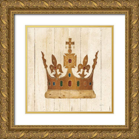 The Majestys Crown II Light Gold Ornate Wood Framed Art Print with Double Matting by Tillmon, Avery