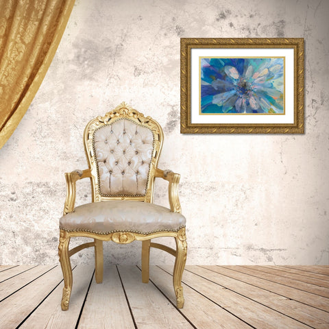 Intensity I Horizontal Gold Ornate Wood Framed Art Print with Double Matting by Nai, Danhui