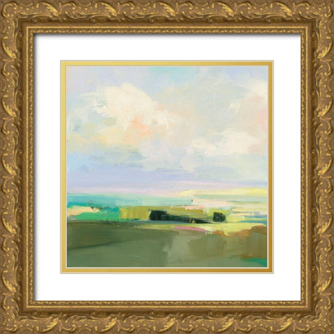 Summer Sky IV Gold Ornate Wood Framed Art Print with Double Matting by Purinton, Julia
