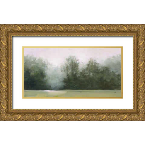 Edge of the Wood Gold Ornate Wood Framed Art Print with Double Matting by Purinton, Julia