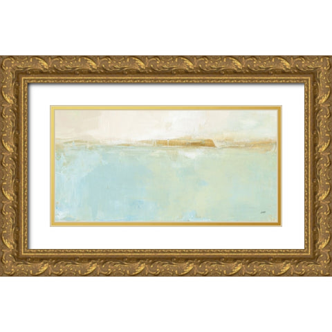 Golden Hill Gold Ornate Wood Framed Art Print with Double Matting by Purinton, Julia