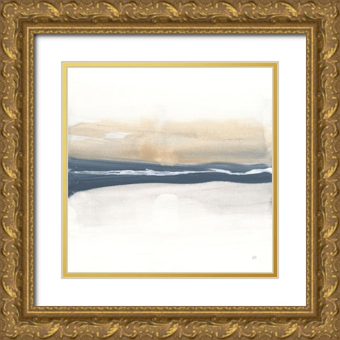 Tonal Blue Gray IV Crop Gold Ornate Wood Framed Art Print with Double Matting by Paschke, Chris