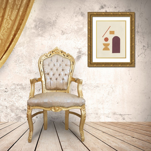 Leftovers I Gold Ornate Wood Framed Art Print with Double Matting by Hershey, Moira