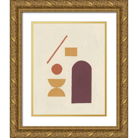 Leftovers I Gold Ornate Wood Framed Art Print with Double Matting by Hershey, Moira