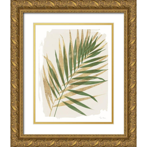Nature By the Lake Frond I Shadows Gold Ornate Wood Framed Art Print with Double Matting by Rhue, Piper