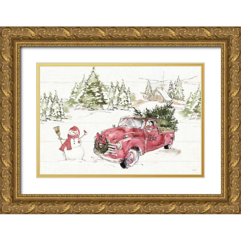 Soft Season I Gold Ornate Wood Framed Art Print with Double Matting by Tavoletti, Anne