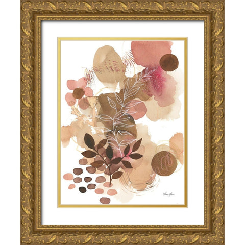Nature Bliss I Gold Ornate Wood Framed Art Print with Double Matting by Horn, Laura