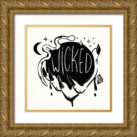 Witches Potion I Gold Ornate Wood Framed Art Print with Double Matting by York, Leah