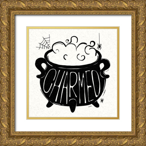 Witches Potion IV Gold Ornate Wood Framed Art Print with Double Matting by York, Leah