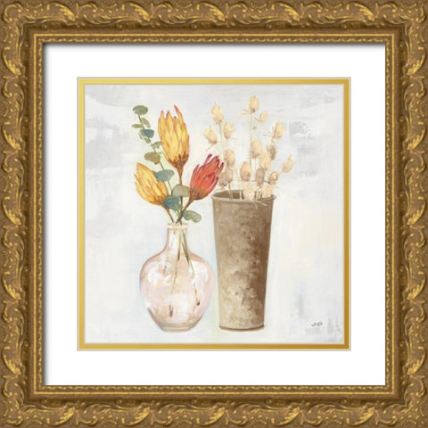 Autumn Greenhouse V Brown Gold Ornate Wood Framed Art Print with Double Matting by Purinton, Julia