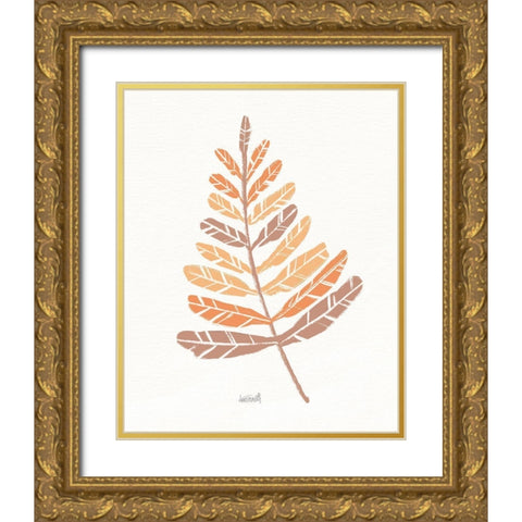 Botanical Sketches II Spice Gold Ornate Wood Framed Art Print with Double Matting by Tavoletti, Anne