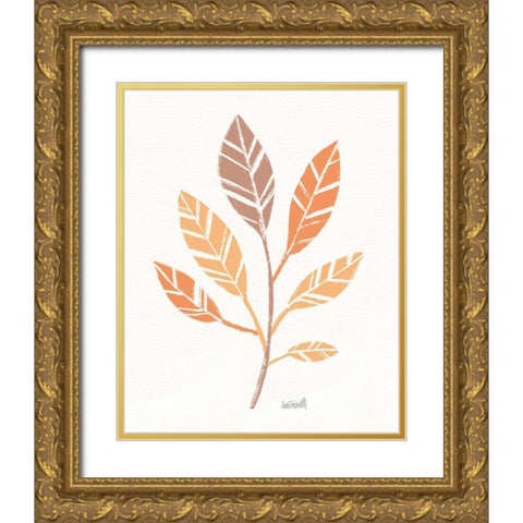 Botanical Sketches III Spice Gold Ornate Wood Framed Art Print with Double Matting by Tavoletti, Anne
