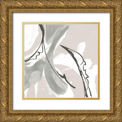 Touch of Gray VI Gold Ornate Wood Framed Art Print with Double Matting by Paschke, Chris