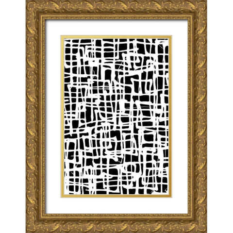 Streets and Alleys Gold Ornate Wood Framed Art Print with Double Matting by Wild Apple Portfolio