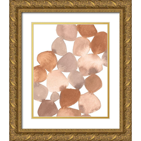 Boho Beautiful I Brown Gold Ornate Wood Framed Art Print with Double Matting by Hershey, Moira