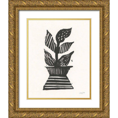 Planted IX Gold Ornate Wood Framed Art Print with Double Matting by Prahl, Courtney