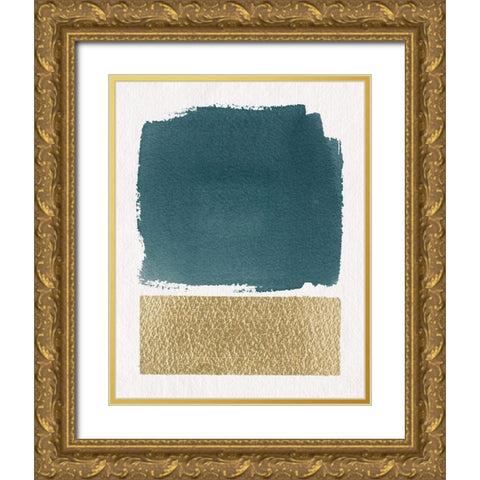 Mirror I Gold Ornate Wood Framed Art Print with Double Matting by Hershey, Moira