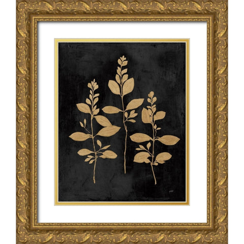 Botanical Sutdy IV GB Gold Ornate Wood Framed Art Print with Double Matting by Purinton, Julia
