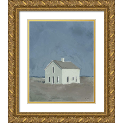 White House I Gold Ornate Wood Framed Art Print with Double Matting by Tavoletti, Anne