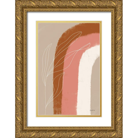 Desert Sunrise V Gold Ornate Wood Framed Art Print with Double Matting by Thorns, Becky