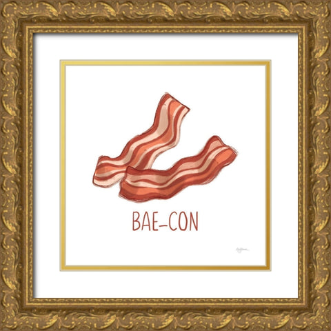 Bacon and Eggs I Gold Ornate Wood Framed Art Print with Double Matting by Urban, Mary