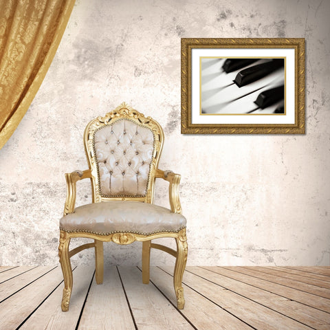 Piano Lounge VI Gold Ornate Wood Framed Art Print with Double Matting by Larson, Nathan