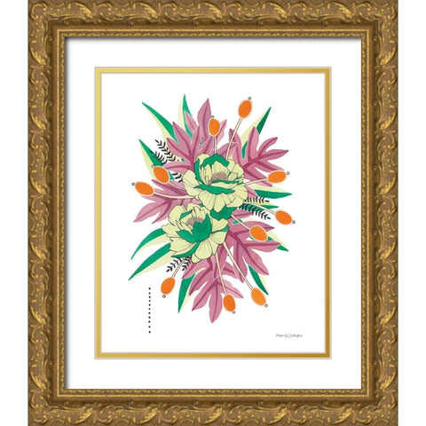 Social Change Gold Ornate Wood Framed Art Print with Double Matting by Gallagher, Megan