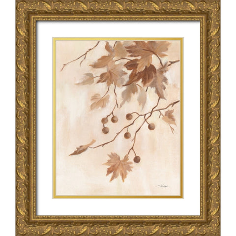 Boho Natural II Gold Ornate Wood Framed Art Print with Double Matting by Vassileva, Silvia