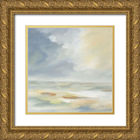 Pastel Clouds Gold Ornate Wood Framed Art Print with Double Matting by Vassileva, Silvia