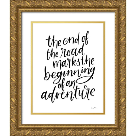 Graduation III No Stars Crop Gold Ornate Wood Framed Art Print with Double Matting by Thorns, Becky