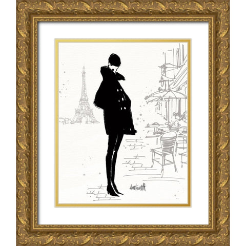 City Style Sketches V Gold Ornate Wood Framed Art Print with Double Matting by Tavoletti, Anne