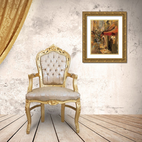 After the Show Gold Ornate Wood Framed Art Print with Double Matting by Hageman, Marilyn