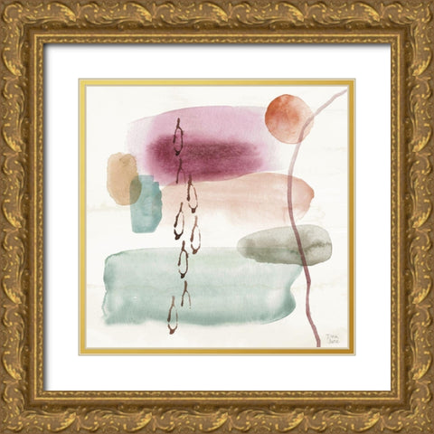 Boho Garden XI Gold Ornate Wood Framed Art Print with Double Matting by June, Dina