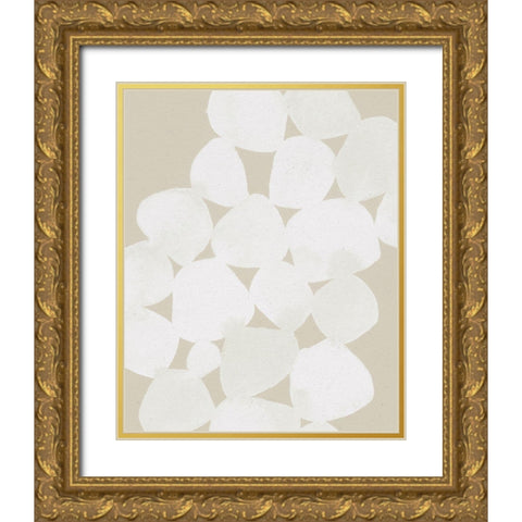 Boho Beautiful I Neutral Gold Ornate Wood Framed Art Print with Double Matting by Hershey, Moira
