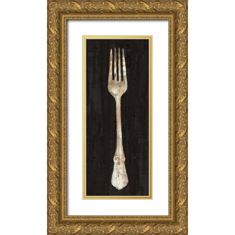 Setting the Table II Gold Ornate Wood Framed Art Print with Double Matting by Wild Apple Portfolio