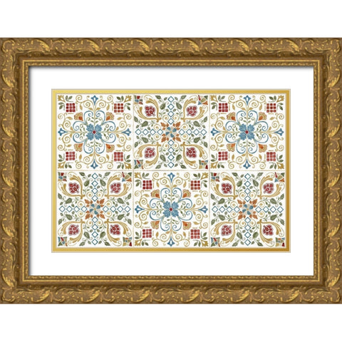 Mediterranean Motif I Gold Ornate Wood Framed Art Print with Double Matting by Grove, Beth
