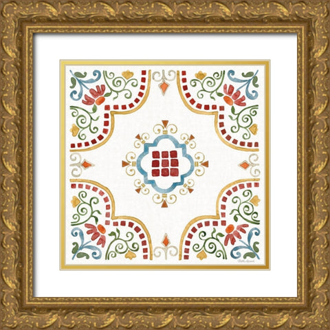Mediterranean Motif II Gold Ornate Wood Framed Art Print with Double Matting by Grove, Beth