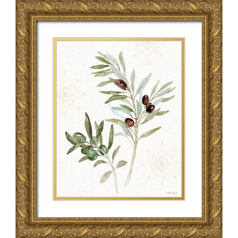 Mediterranean Motif IX Gold Ornate Wood Framed Art Print with Double Matting by Grove, Beth