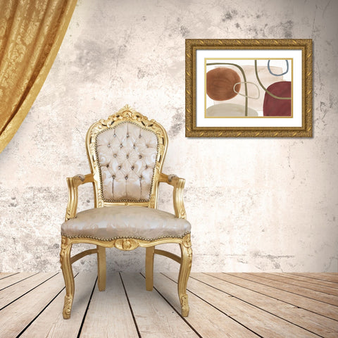 Mediterranean Motif X Gold Ornate Wood Framed Art Print with Double Matting by Grove, Beth