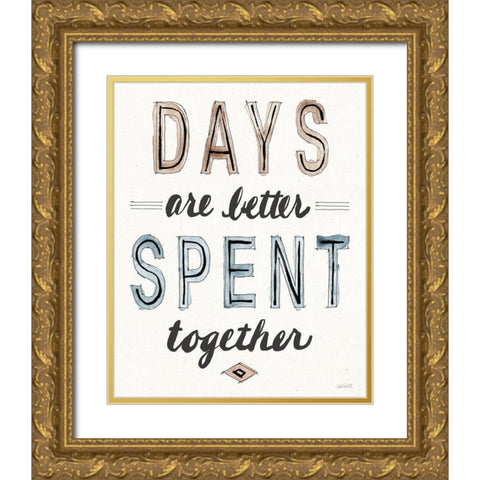 Fresh Farmhouse X Gold Ornate Wood Framed Art Print with Double Matting by Tavoletti, Anne