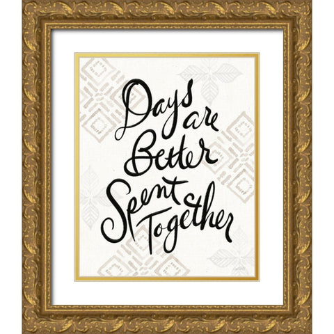 Fresh Farmhouse XII Gold Ornate Wood Framed Art Print with Double Matting by Tavoletti, Anne