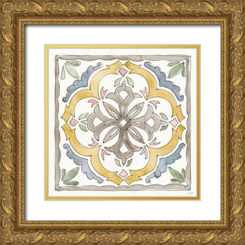 Fresh Farmhouse XV Gold Ornate Wood Framed Art Print with Double Matting by Tavoletti, Anne