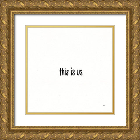 Beautiful Chaos IV Gold Ornate Wood Framed Art Print with Double Matting by York, Leah